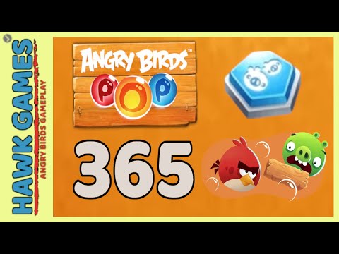 Angry Birds Stella POP Bubble Shooter Level 365 - Walkthrough, No Boosters