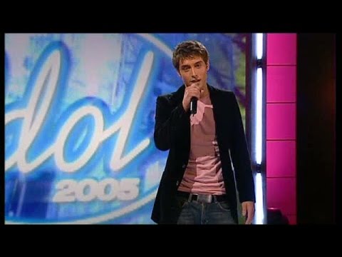 Idol 2005: Måns Zelmerlöw - Flying without wings - Idol Sverige (TV4)