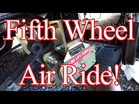 Crazy - 5th Wheel AIR RIDE Install - Center Point Lippert Components