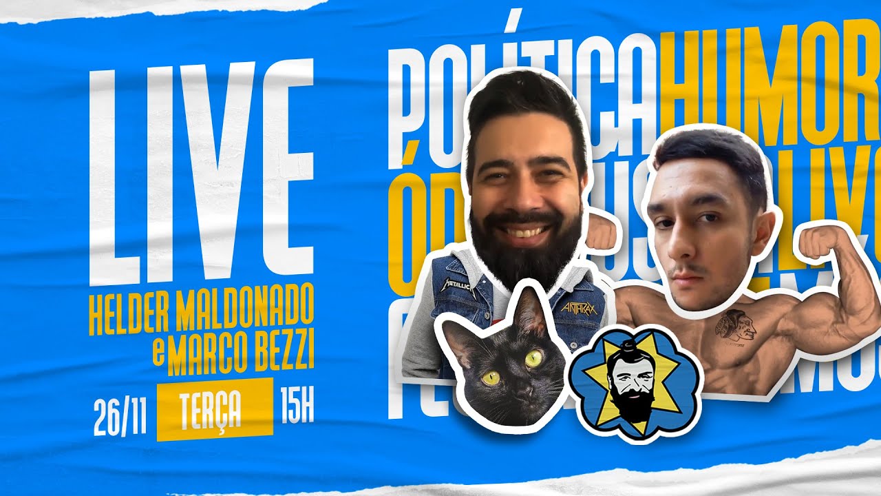 🔴 LIVE: AS NOTÍCIAS E POLÊMICAS DO DIA COM HELDER E BEZZI | Galãs Feios