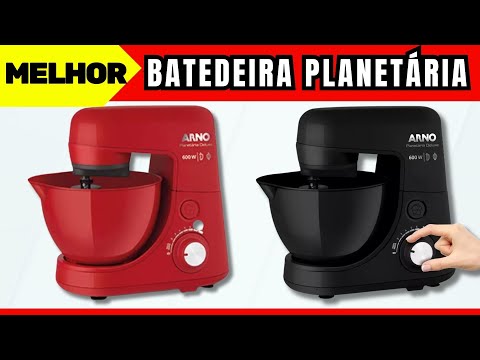 Batedeira Planetária Arno [ATUALIZADO] Batedeira Planetária Arno Deluxe Vermelha, Branca, Preto