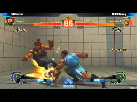 EVO 2013 Super Street Fighter 4 - Loser's Semifinal - Infiltration VS EG PR Balrog