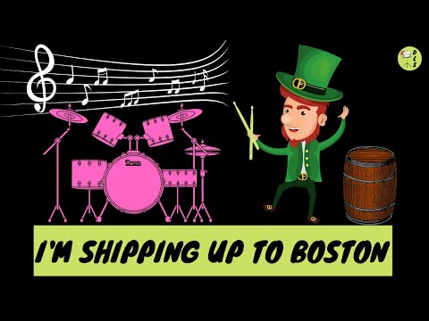 I'm shipping up to Boston - Dropkick Murphys || Drum sheet music/score and drum cover