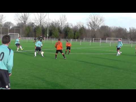 15 feb 2014 JVOZ A1 - VV De Meern A1 com 2-1 Goede interceptie Jurren en Ilias