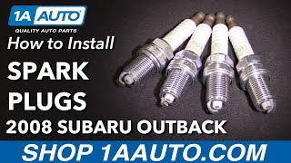 How to Replace Spark Plugs 00-12 Subaru Outback