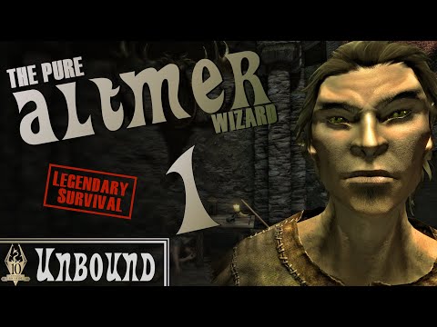 The pure ALTMER wizard - 1 - UNBOUND - Skyrim AE Legendary Survival