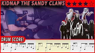 Kidnap the Sandy Claws - Korn | DRUM SCORE Sheet Music | #618 DRUMSCRIBE
