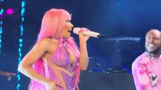 Nicki Minaj performs Moment 4 Life on The Pink Friday 2 Tour in New York, NY on 3/30/24.