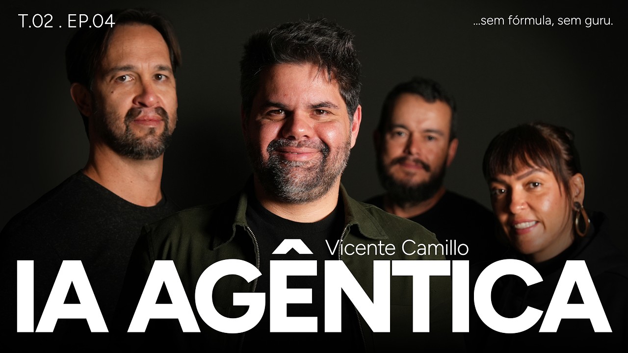 Capa do episódio IA Agêntica: Quem pensa é você? do podcast aFirma