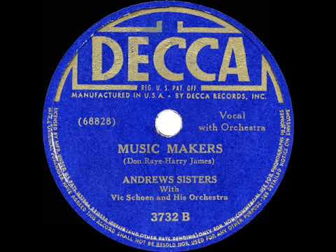1941 Andrews Sisters - Music Makers
