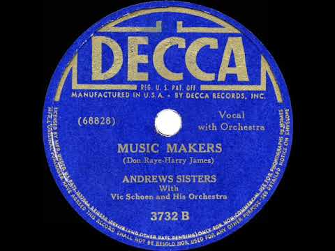 1941 Andrews Sisters - Music Makers