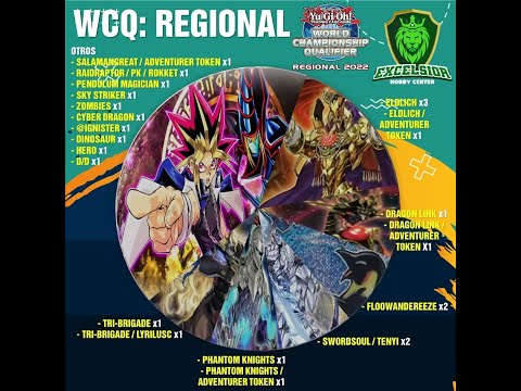 deck list top 8 y analisis  WCQ Regional Qualifer  marzo 2022 Excelsior hobby center