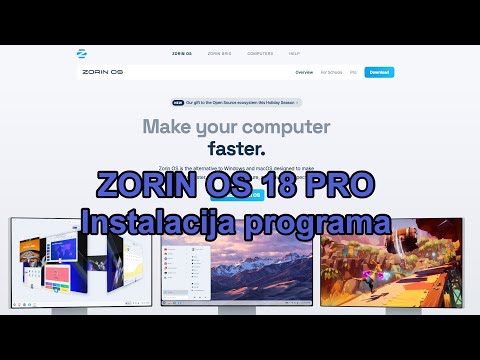 ZORIN OS 18 PRO - Instalacija programa(video 2)