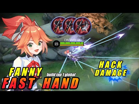 FANNY GAMEPLAY RANK FULL TRIHARD!! GOD MODE (ON) | MLBB
