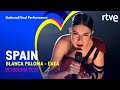 Blanca Paloma - Eaea | Spain 🇪🇸 | National Final Performance | Eurovision 2023