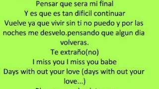 mis dias sin ti-rakim y ken-y lyrics