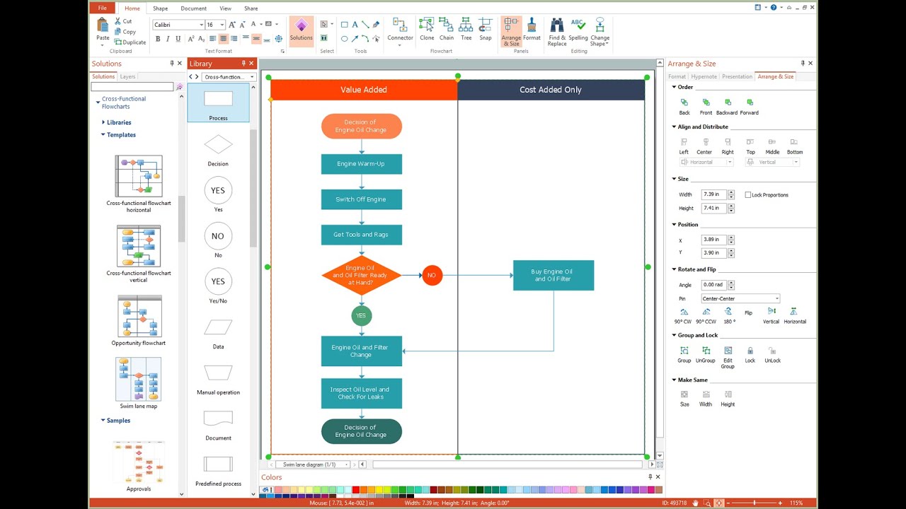 Cross-Functional Flowcharts Software