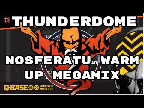 Thunderdome (26 years of Hardcore) Dj Nosferatu Warm-Up Megamix at Q-Base (Hardcore/Uptempo)