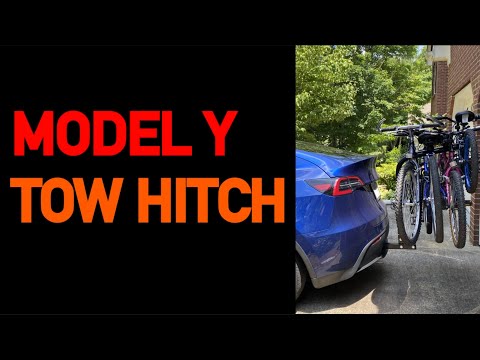 Tesla Model Y Tow Hitch With Bike Rack