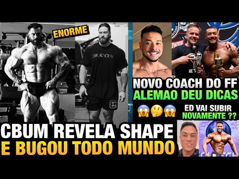 CBUM MOSTRA SHAPE ATUAL GIGANTE E BUGOU GERAL - NOVO COACH DO FRANCO SERÁ BRASILEIRO + EDVAN