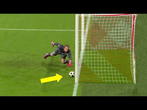 Impossible Goalkeeper Saves in Football