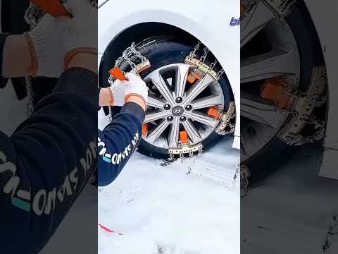 Anti skid chain for wheel to drive on snow #shorts #lifestyle
