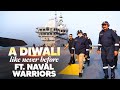 PM Modi Celebrates Diwali On Board INS Vikrant Witnesses Air Power Demo By The Brave Naval Warriors