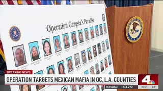 Massive Mexican mafia operation leads to over 40 arrests