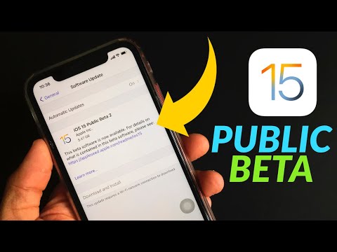 iOS 15 Public Beta Released ! - How to get it ? No PC needed ✅