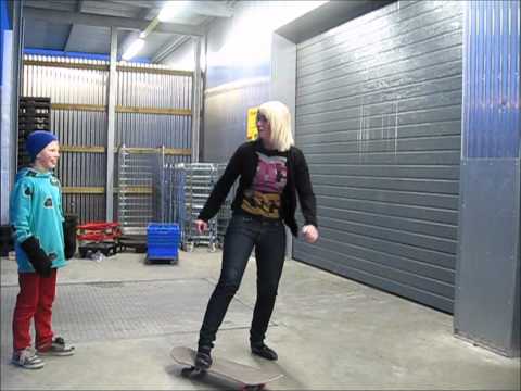 Brynjar and Hrannar skateboarding 2010