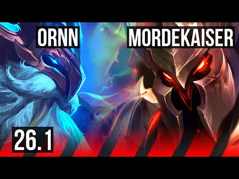 ORNN vs MORDEKAISER (TOP) | EUW Diamond | 26.1