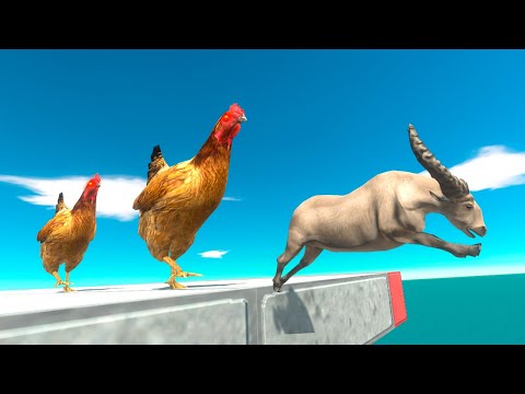 Run Fast or The Angry Chickens Will Attack - Animal Revolt Battle Simulator