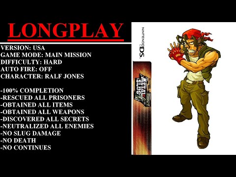 Metal Slug 7 [USA] (Nintendo DS) - (Longplay | Ralf Jones | Hard | 100%)