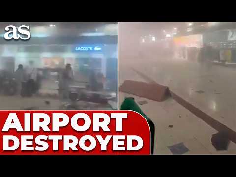 SHOCKING Footage: Iran STRIKES Dubai International AIRPORT — TERMINAL IN RUINS