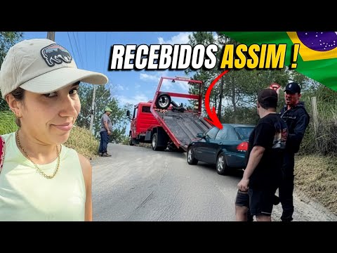 This is how we were received in Santa Catarina.