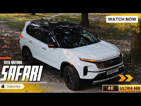 Tata Safari 2025 | 🌿 Nature Adventure in 4K Cinematic | Dual Tone Beast 💥