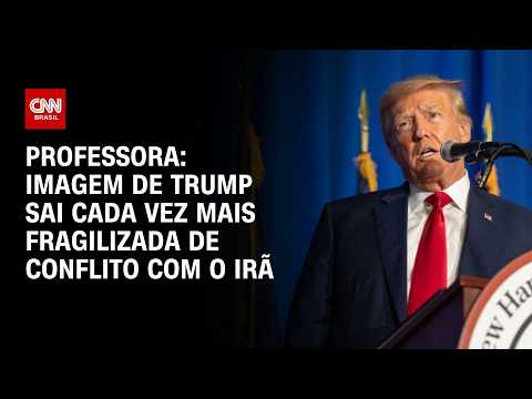 Imagem de Trump sai cada vez mais fragilizada de conflito com o Irã, diz professora | HORA H