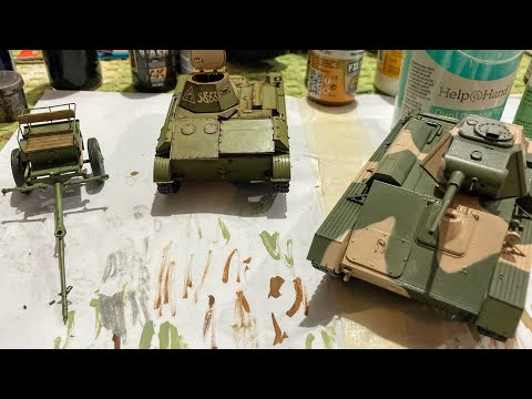 Discussion on my Miniart Soviet Armour display.