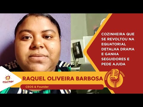 Cozinheira que se revoltou na Equatorial detalha drama e ganha seguidores e pede ajuda