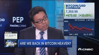 Tom Lee on what bitcoin's breakout means for the cryptocurrency