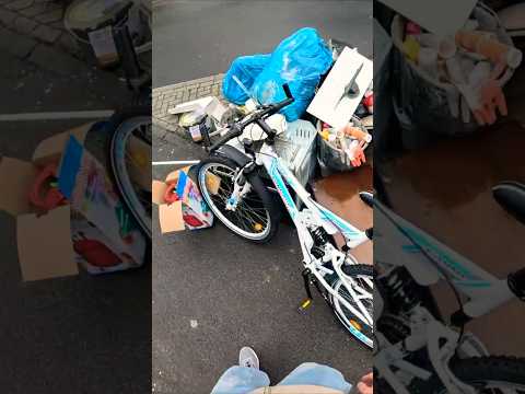 Выбросили горный велосипед и электронику в Германии