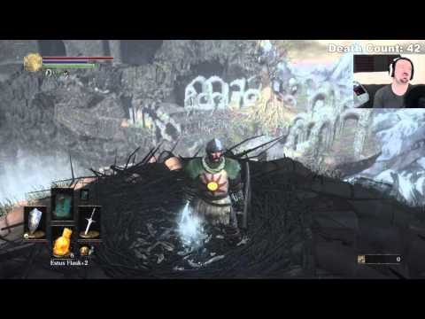 Dark Souls III playthrough pt36 - NOW AT FULL CHALLENGE!/Crow Trading and a BADASS New Sword