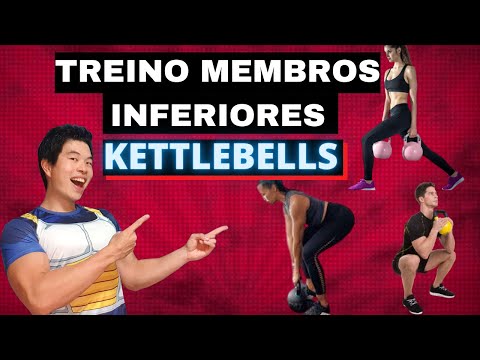 TREINO COMPLETO PARA MEMBROS INFERIORES COM KETTLEBELL