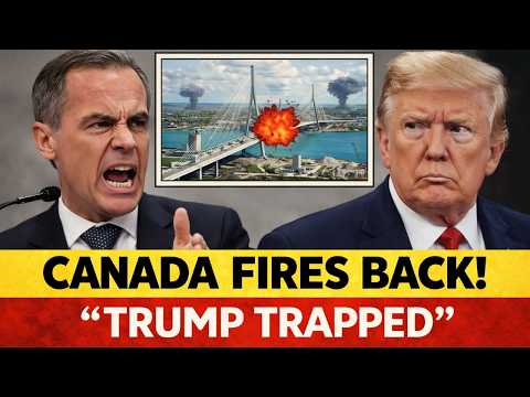 Trump Gordie Howe Bridge Threat: Carney's Response | Rachel Maddow