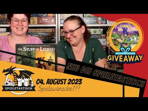 Neu bei spieletastisch.de - 04. August 2023