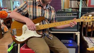 Video thumbnail for 1981 Fender Bullet Bass Deluxe B-34 electric bass guitar by Jake Wildwood & Co