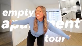 MY DC EMPTY APARTMENT TOUR! 768 sq ft 1 bd in Arlington, VA