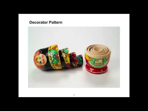 CS635 10/8/2019 Decorator, Chain of Responsibility, Pipes and Filters