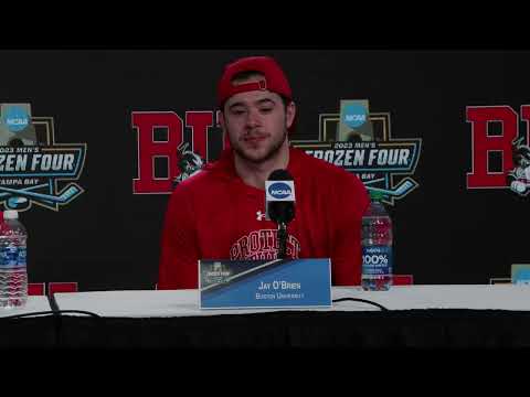 Boston University Frozen Four Semifinals Postgame Press Conference - 2023 NCAA Frozen Four