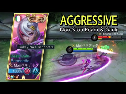 Benedetta Insane Damage Build After Update!! Top 1 Global Benedetta by Mojiベネデッタ - Mobile Legends